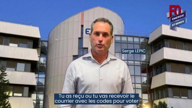[FO Energie Gironde] Message de la team - Vote FO et fais voter FO
